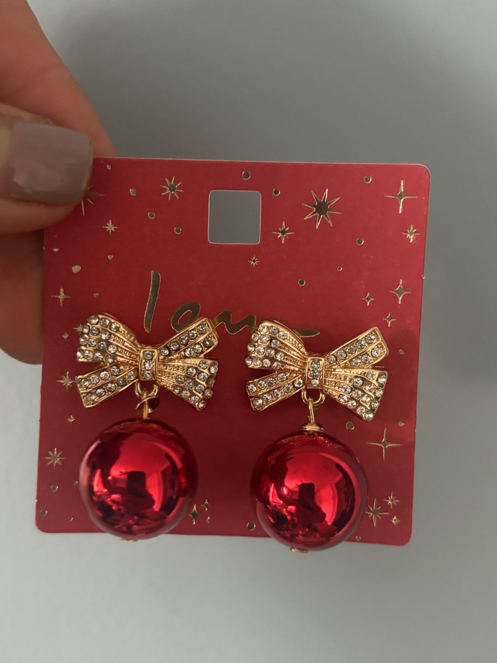 I Am Bow Drop Earrings - Women Jewelry